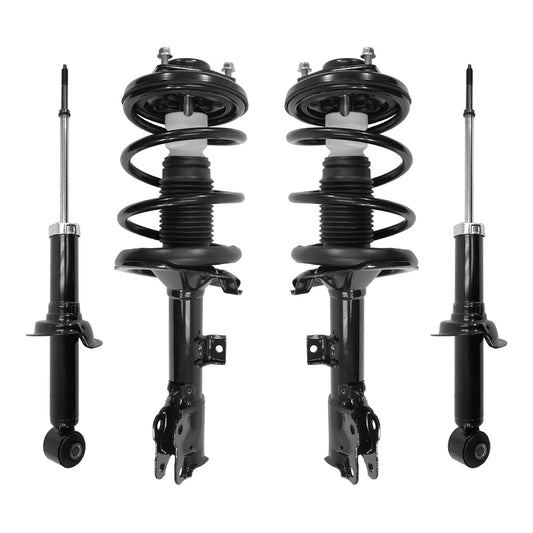 Unity Automotive 4-13231-259240-001 Front and Rear Replacement Complete Strut Assembly Shock Kit Fits 2007-2013 Mitsubishi Outlander