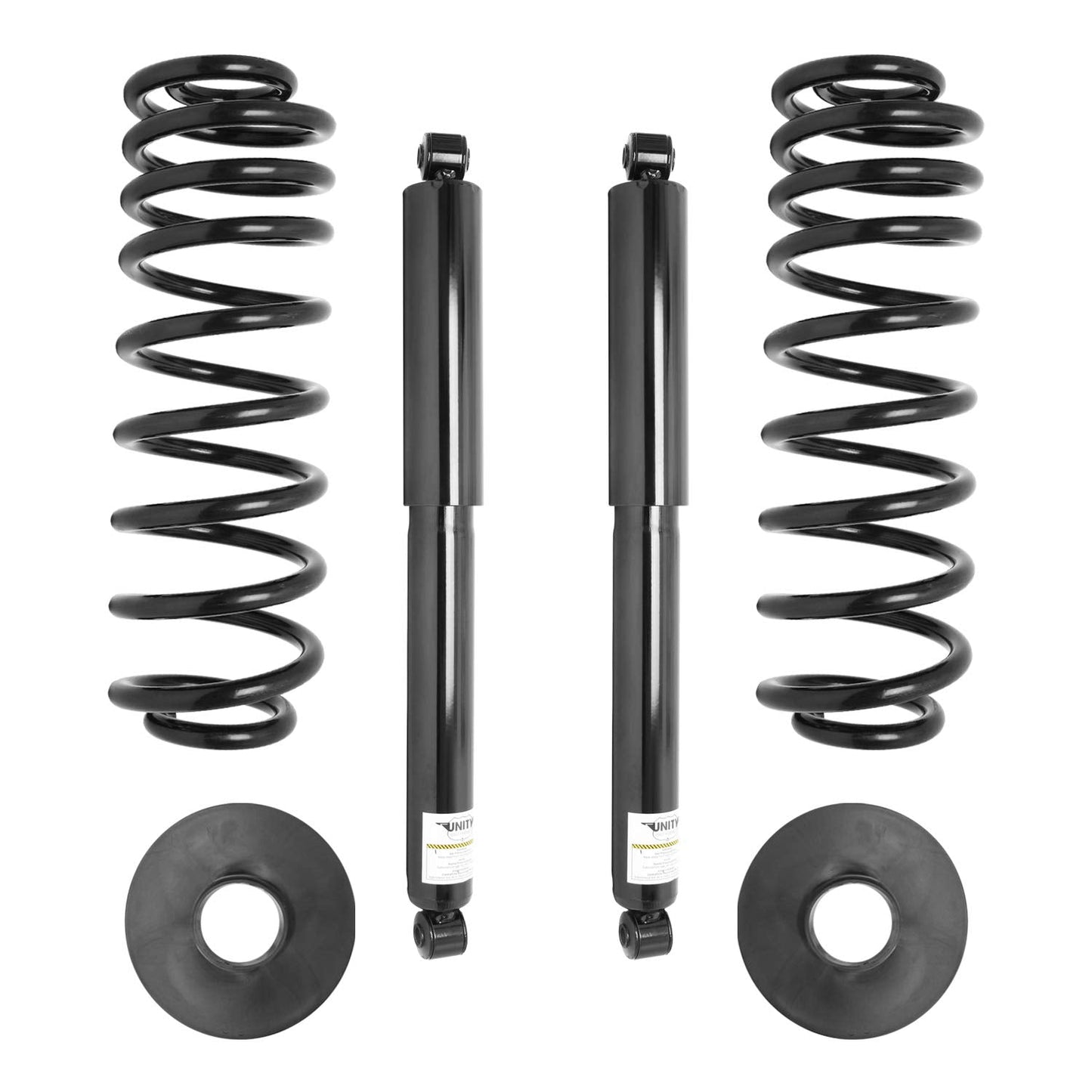 Elite Suspension 65001c Rear Coil Spring Replacing Air Spring including shocks 1997-2002 Ford Expedition