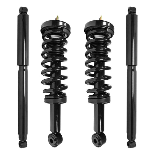 Unity 4-11306-252600-001 Front and Rear 4 Wheel Complete Strut Assembly with Gas Shock Kit