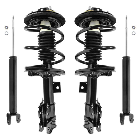 Unity 4-11333-255900-001 Front and Rear 4 Wheel Complete Strut Assembly with Gas Shock Kit