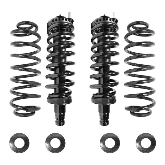 Elite Suspension 4-11180-30-514800-HD Complete Strut Assembly with Air Spring to Coil Spring Conversion, Full 4 Wheel Kit