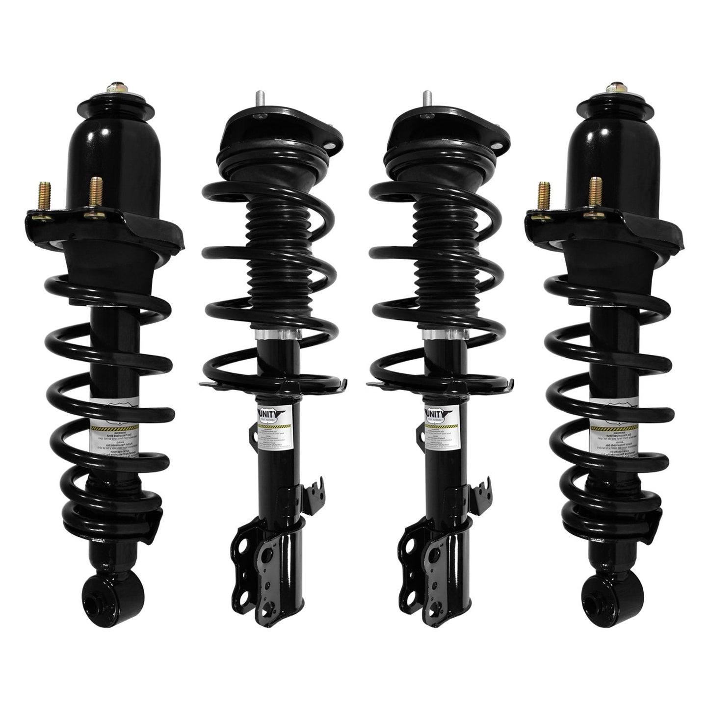 Unity 4-11801-15801-001 Front and Rear 4 Wheel Complete Strut Assembly Kit