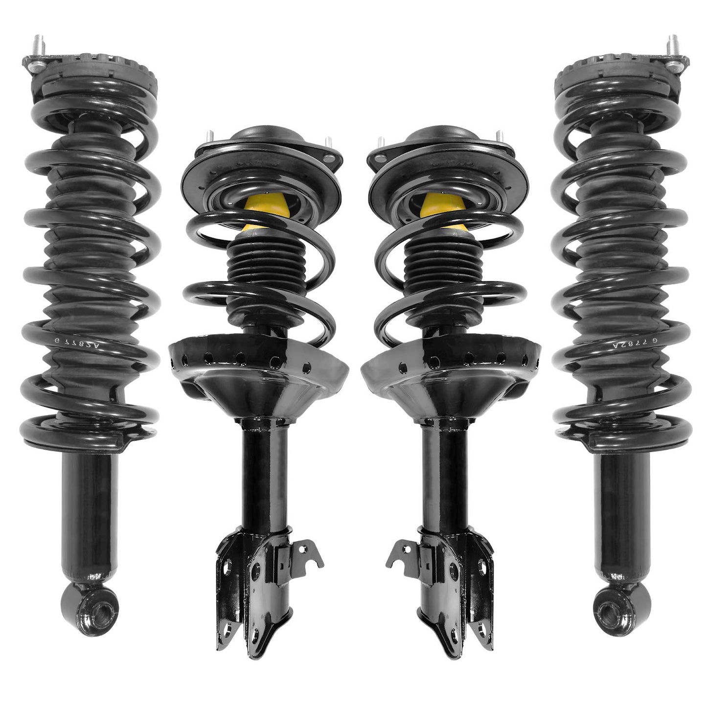 Unity 4-11923-15910-001 Front and Rear 4 Wheel Complete Strut Assembly Kit