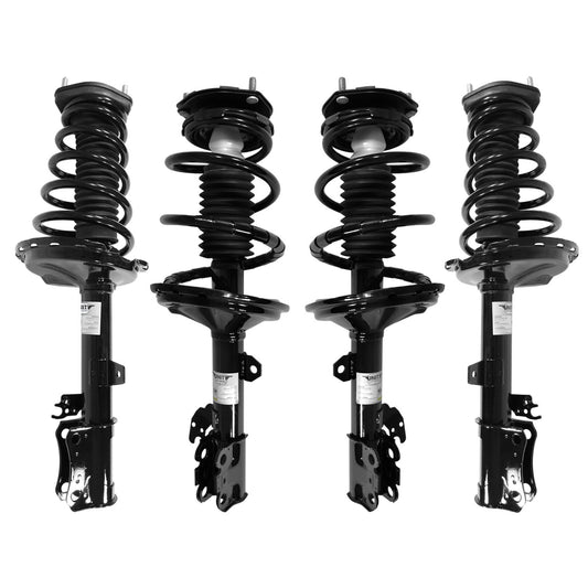 Unity 4-11615-15901-001 Front and Rear 4 Wheel Complete Strut Assembly Kit