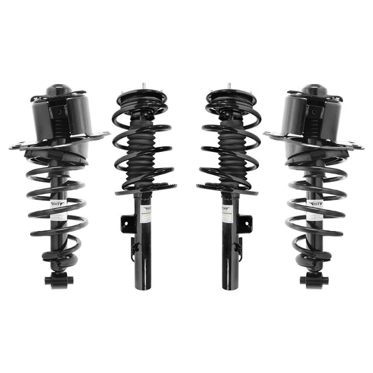 Unity 4-11543-15041-001 Front and Rear 4 Wheel Complete Strut Assembly Kit