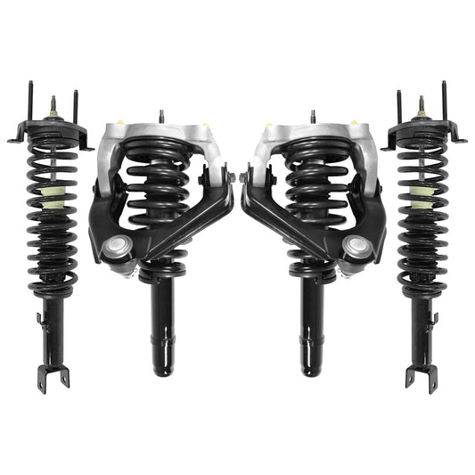 Unity 4-11651-15380-001 Front and Rear 4 Wheel Complete Strut Assembly Kit