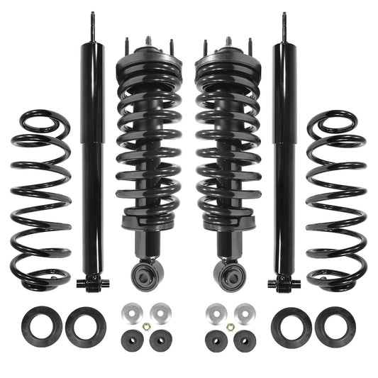 Unity 4-11800-65993C-001 Front and Rear 4 Wheel Complete Strut Assembly with Gas Shock Kit