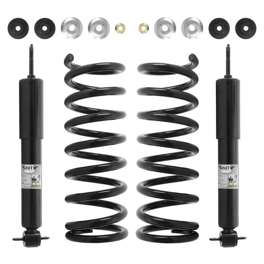 Elite Suspension Powered By Unity 60968c Front Passive Shock Conversion Kit 1990-2000 Lincoln Town Car, Regular