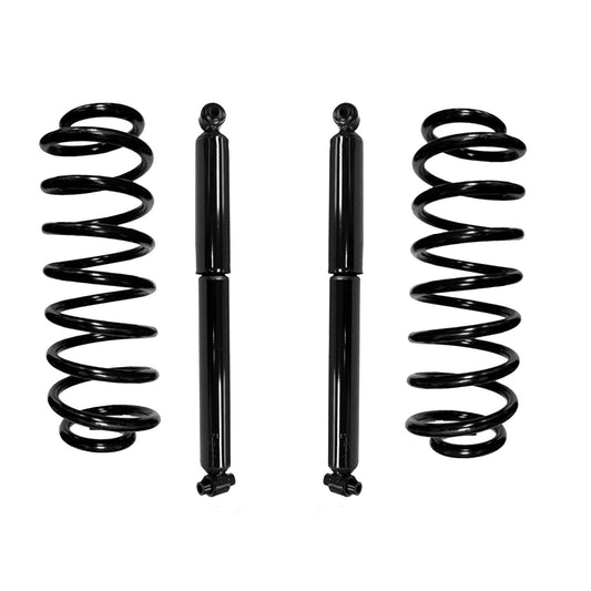 Elite Suspension 65240c Rear Coil Spring Replacing Air Spring including shocks 2002-2006 GMC Envoy XL