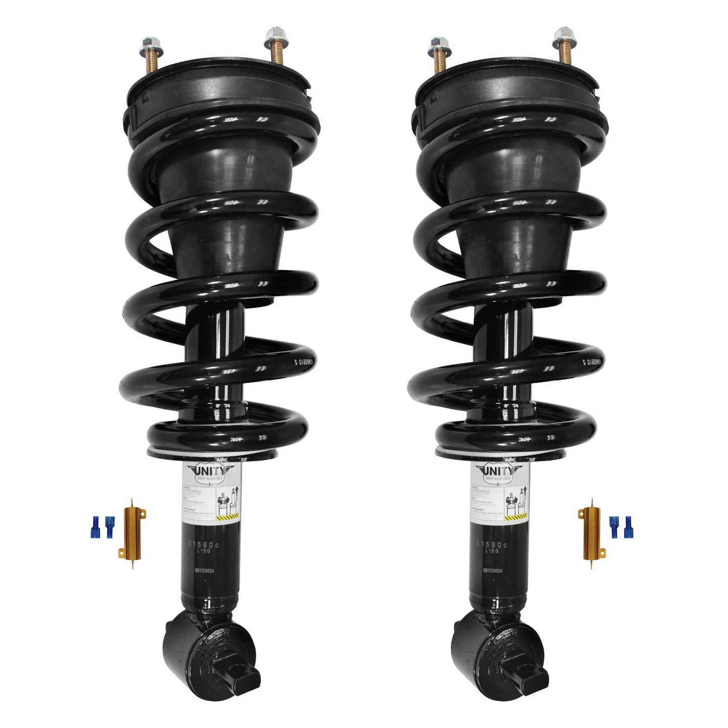 Elite Suspension Powered By Unity 61590c Front Non-Electronic Complete Strut Assembly 2007-2011 Chevrolet Avalanche