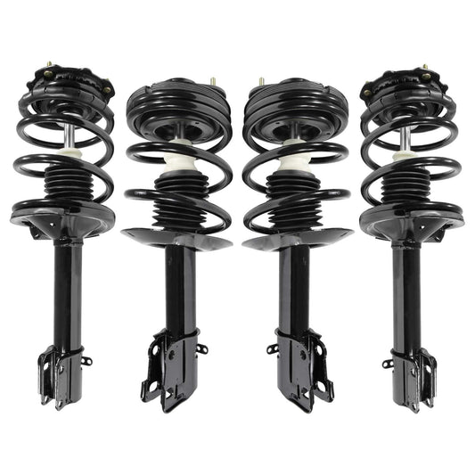 Unity 4-11240-15120-001 Front and Rear 4 Wheel Complete Strut Assembly Kit 1995-1999 Dodge Neon