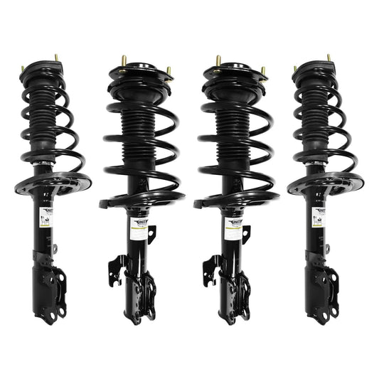 Unity 4-11741-15361-001 Front and Rear 4 Wheel Complete Strut Assembly Kit