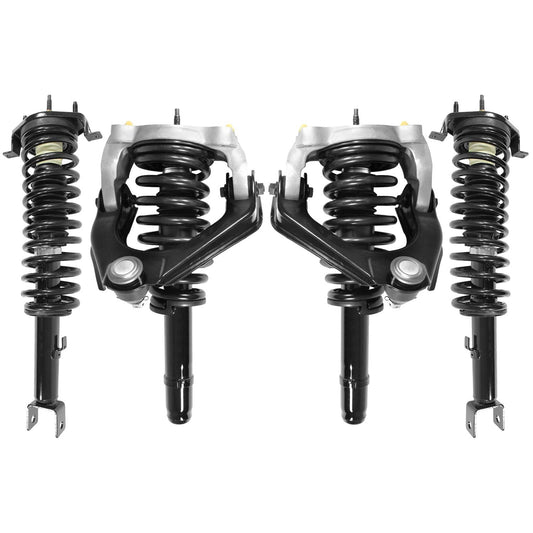 Unity 4-11651-15340-001 Front and Rear 4 Wheel Complete Strut Assembly Kit