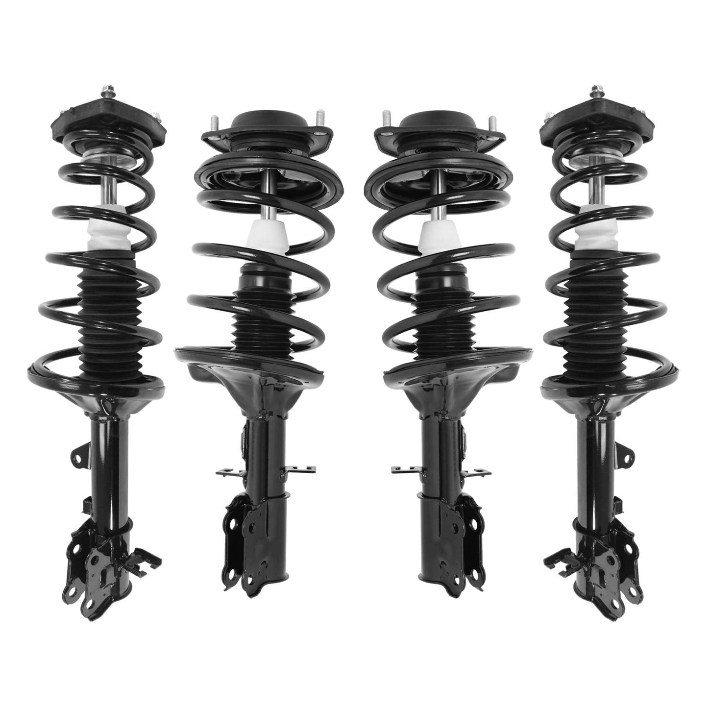 UNITY AUTOMOTIVE 4-11831-15067-001 4 Wheel Complete Strut Assembly Kit Fits 2004-2009 Kia Spectra