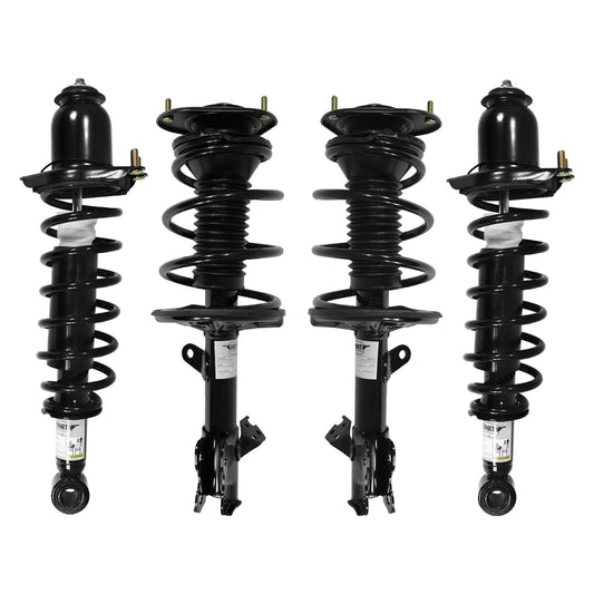 Unity 4-11963-15320-001 Front and Rear 4 Wheel Complete Strut Assembly Kit