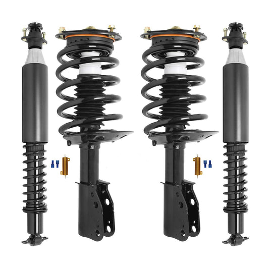 Unity 4-11360-65200C-001 Front and Rear 4 Wheel Complete Strut Assembly with Gas Shock Kit