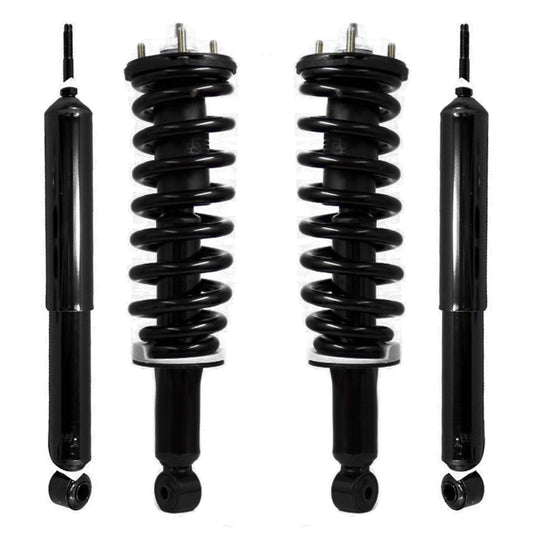 Unity 4-11931-254700-001 Front and Rear 4 Wheel Complete Strut Assembly with Gas Shock Kit