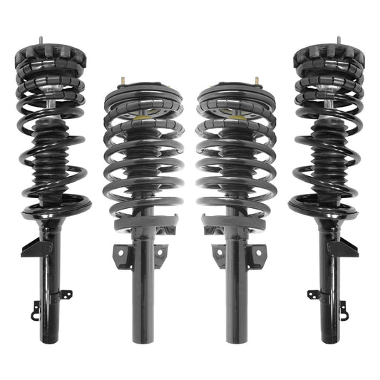 Unity 4-11310-15250-001 Front and Rear 4 Wheel Complete Strut Assembly Kit