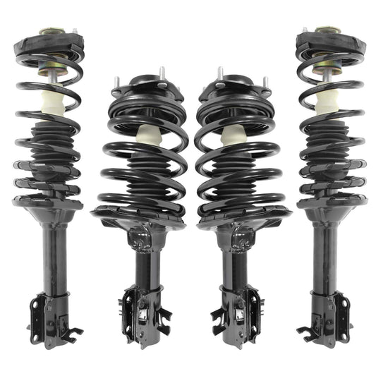 Unity 4-11340-15200-001 Front and Rear 4 Wheel Complete Strut Assembly Kit