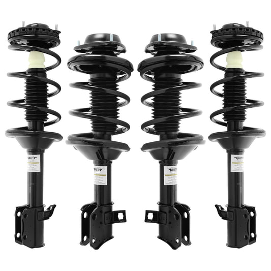 Unity 4-11863-15913-001 Front and Rear 4 Wheel Complete Strut Assembly Kit