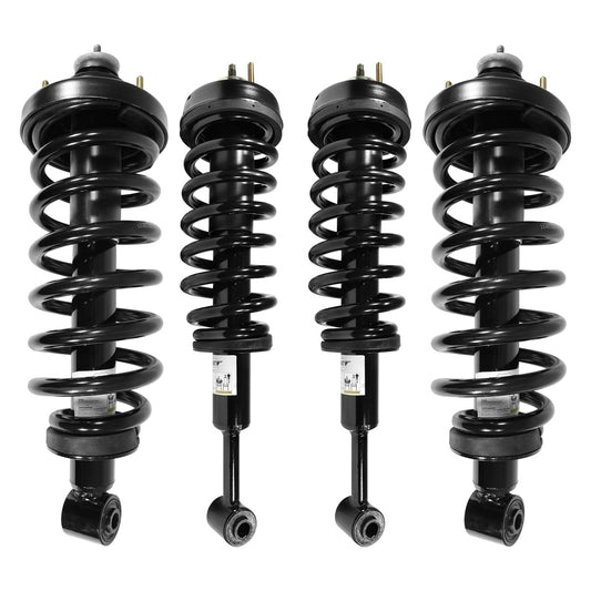 Unity 4-11890-15400-001 Front and Rear 4 Wheel Complete Strut Assembly Kit