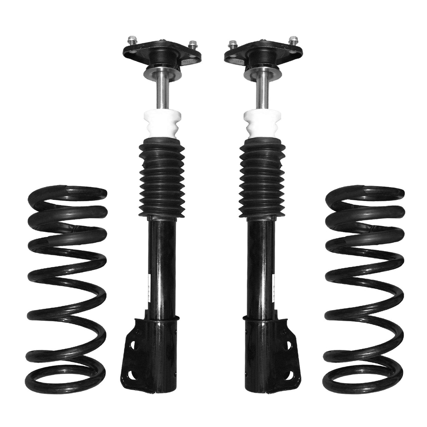 Elite Suspension Powered By Unity 65390c Rear Coil Spring Replacing Air Spring including shocks 1986-1999 Buick LeSabre