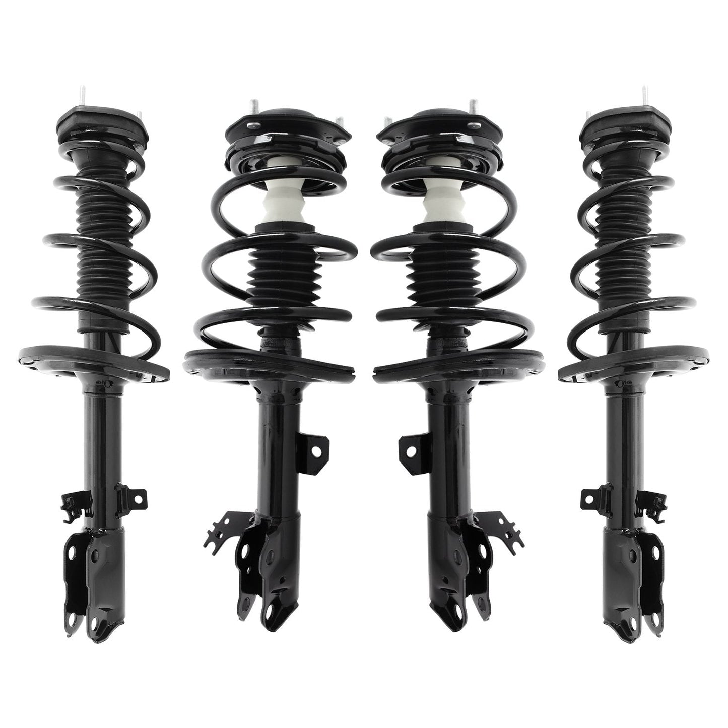 Unity 4-11975-15025-001 Front and Rear 4 Wheel Complete Strut Assembly Kit