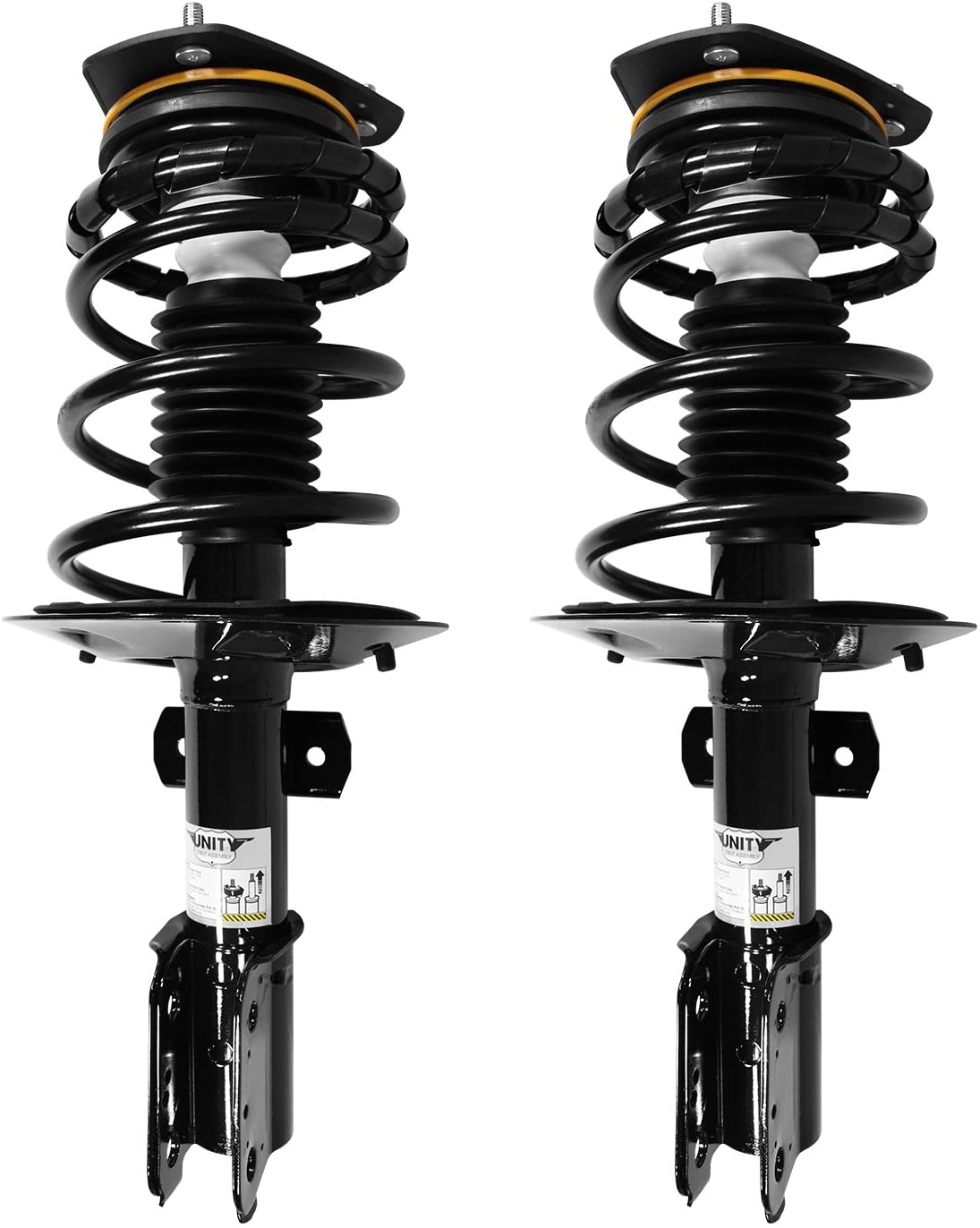 Unity Automotive 2-11024-001 Front 2 Wheel Complete Strut Assembly Kit 2004-2008 Pontiac Grand Prix