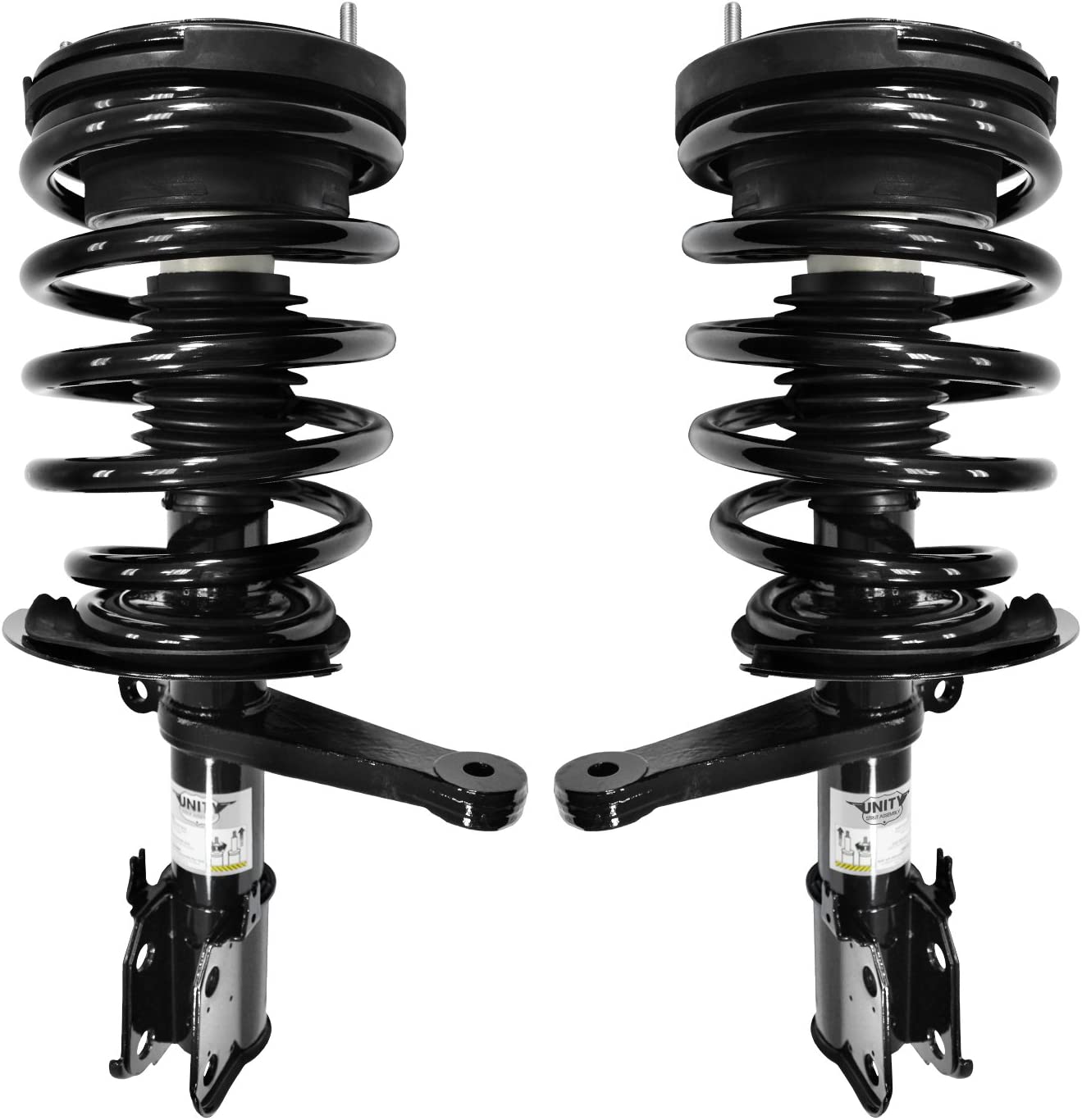 Unity Automotive 2-11161-11162-001 Front 2 Wheel Complete Strut Assembly Kit 1993-1997 Chrylser Concorde