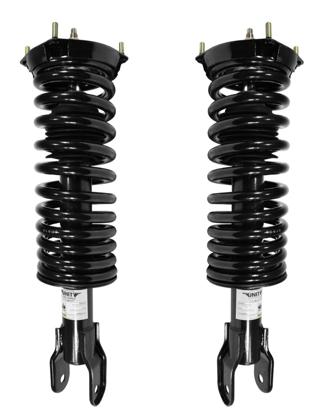 UNITY AUTOMOTIVE 2-11511-11512-001 Front 2 Wheel Complete Strut Assembly Kit 1989-1997 Ford Thunderbird