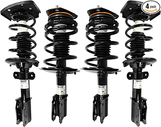 Unity Automotive 4-11020-15021-001 4 Wheel Complete Strut Assembly Kit 1997-2005 Buick Century