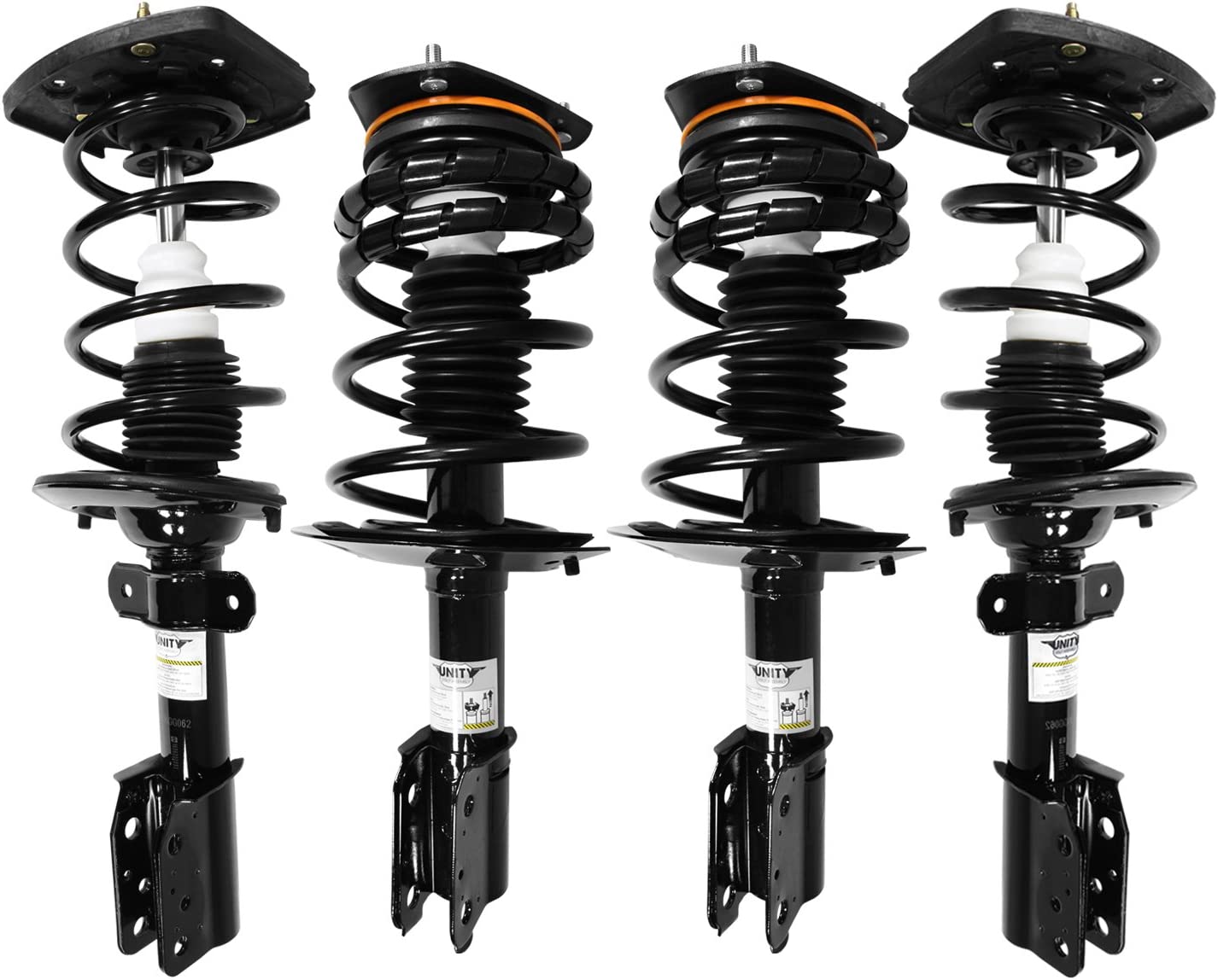 Unity Automotive 4-11020-15061-001 4 Wheel Complete Strut Assembly Kit for 2000-2007 Chevrolet Monte Carlo, 1998-2002 Oldsmobile Intrigue