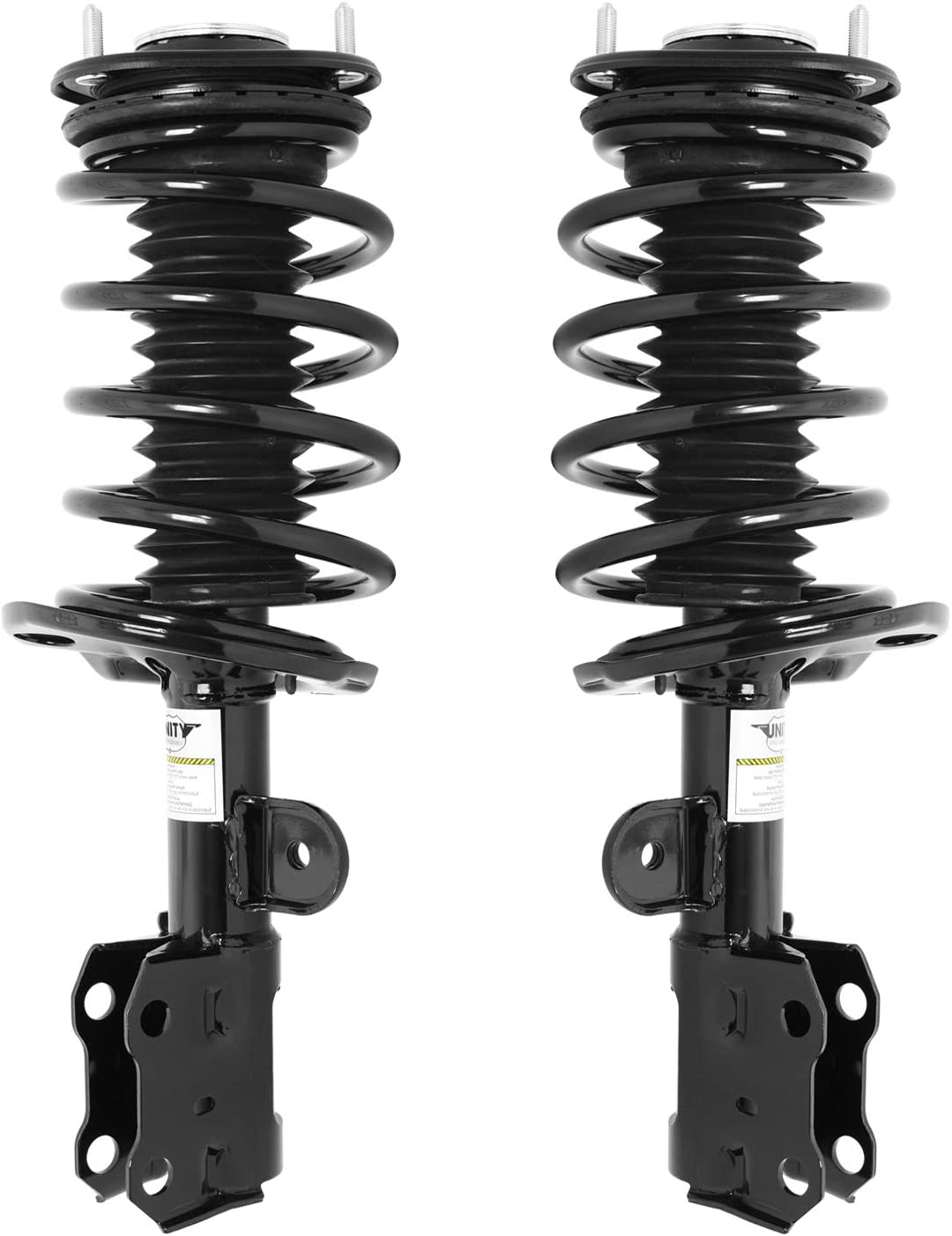 Unity Automotive 2-11106-11107-001 Front 2 Wheel Complete Strut Assembly Kit 2012-2015 Toyota Prius