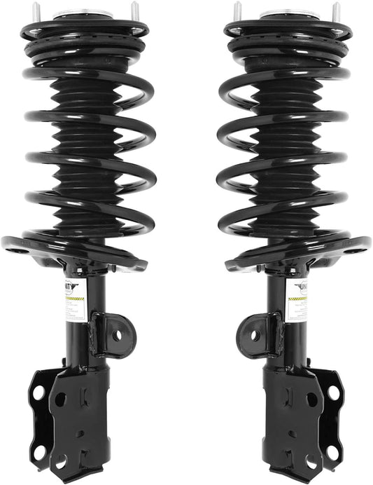 Unity Automotive 2-11106-11107-001 Front 2 Wheel Complete Strut Assembly Kit 2012-2015 Toyota Prius