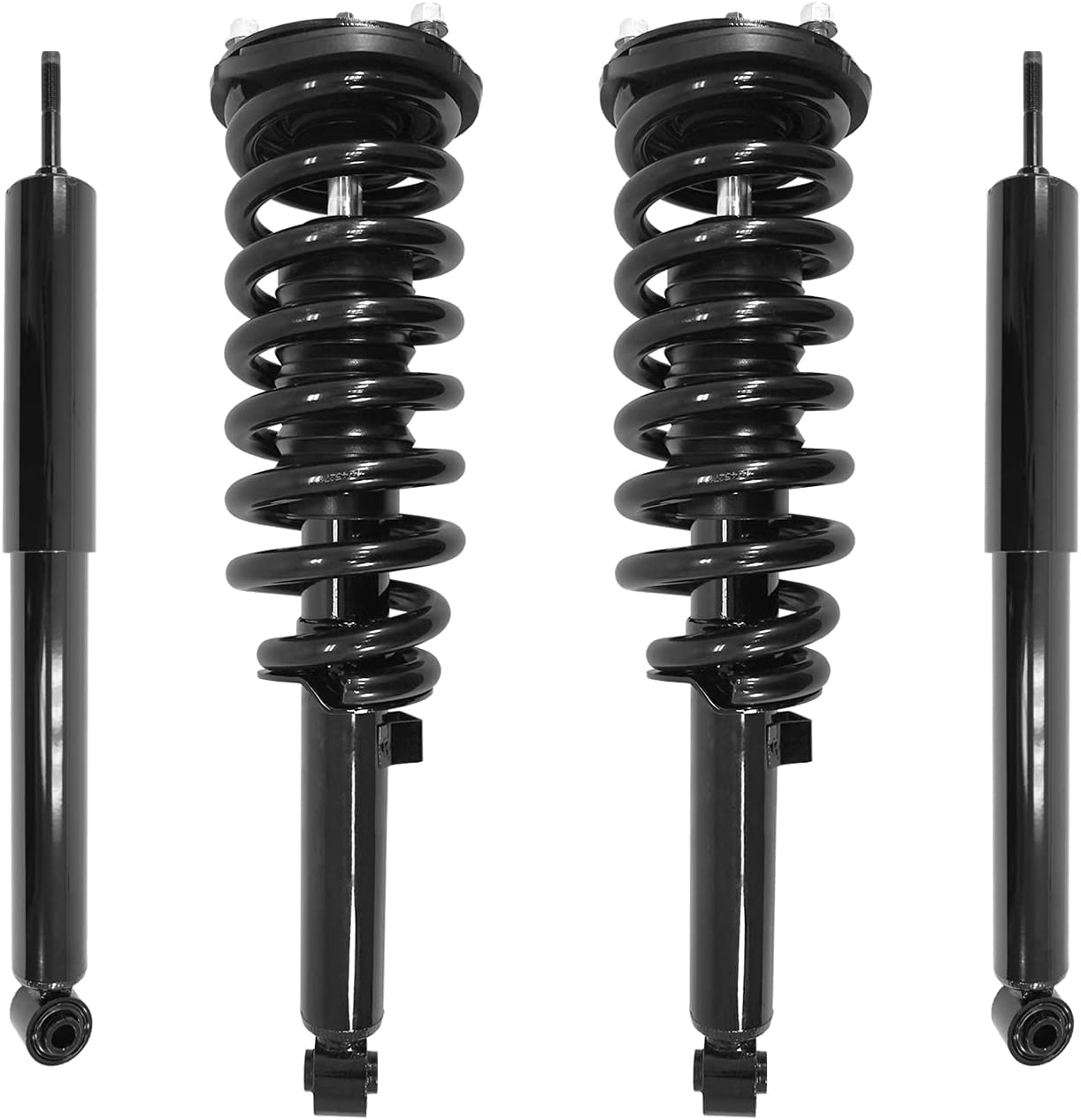 Unity Automotive 4-11653-259260-001 Front and Rear Replacement Complete Strut Assembly Shock Kit Fits 2007-2009 Kia Sorento